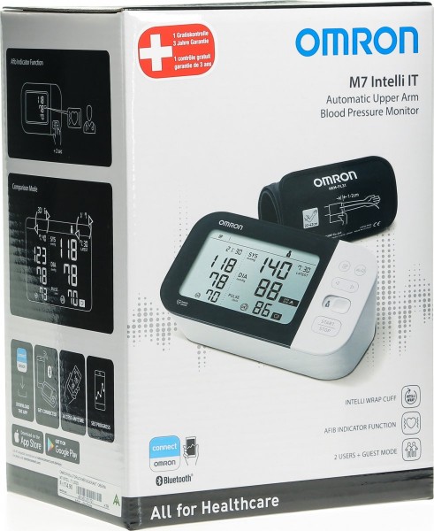 OMRON Blutdruckmessgerät Oberarm M7 Intelli IT