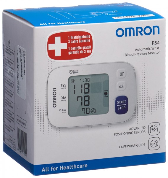 OMRON Blutdruckmessgerät Handgelenk RS4