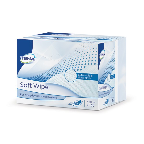 TENA Soft Wipe 19x30cm à 135 Stk.